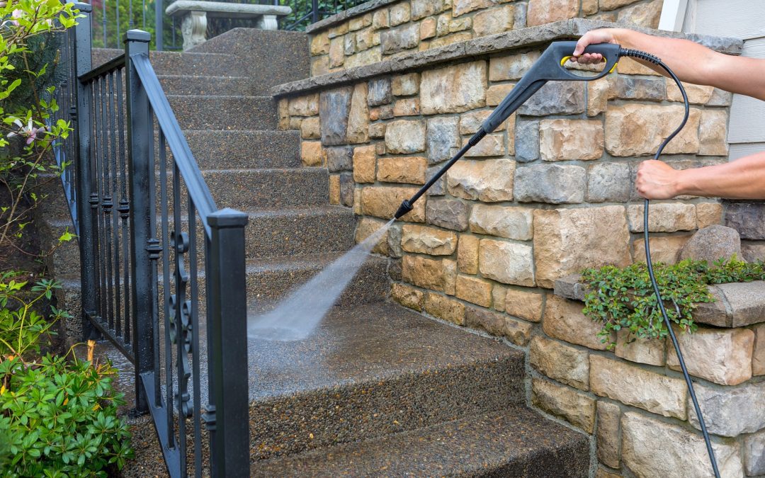 Jet or pressure washing and cleaning